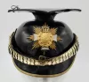 Saxon 18th Uhlan Reserve Officer DienstHelm with Case and Belongings Visuel 3